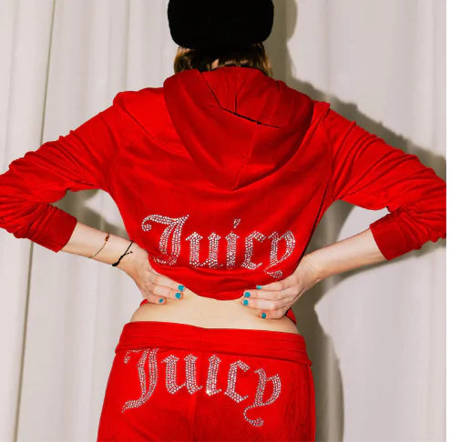 Load image into Gallery viewer, Juicy Sweatshirt and Pants with Diamonds
