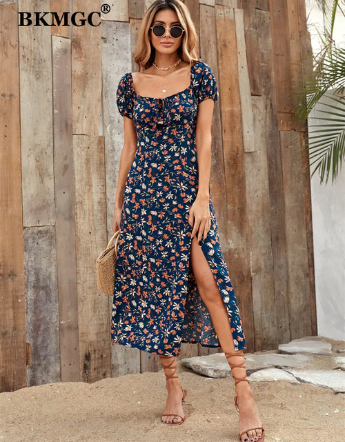 Load image into Gallery viewer, Floral Split Dress
