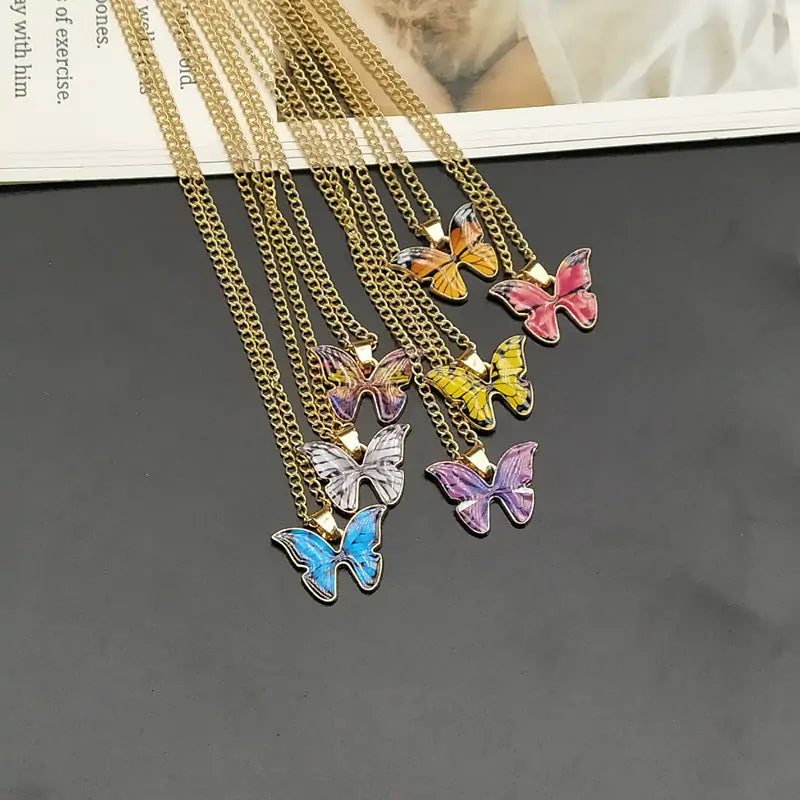 Butterfly Pendant Necklace